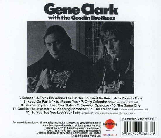 Gene Clark And The Gosdin Brothers - Gene Clark