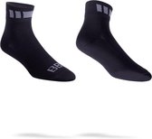 BBB Cycling BSO-10 - Fietssokken Technofeet - Lage sokken - Maat 44-47 - zwart/grijs