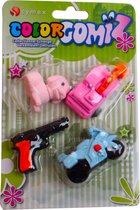 Symex Gummen Color Gomiz 4-delig Multicolor (#6)