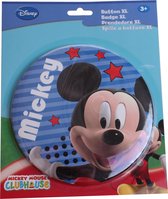 Disney Button Xl Mickey Mouse 14 Cm Blauw