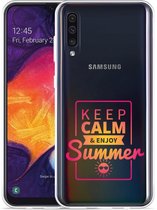 Galaxy A50 Hoesje Summer Time - Designed by Cazy