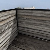 Villa Madelief | Balkonscherm planken horizontaal | 100x300cm | Dubbelzijdig | Balkondoek