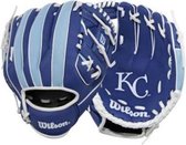 Wilson WTA02RB16 Jeugd Honkbalhanschoen 10 Inch MLB Team Royals - Linkshandig vangen