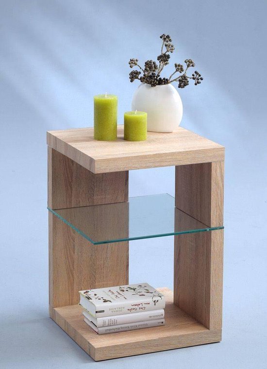 by Bliss Bijzettafel Beige - H 52 cm