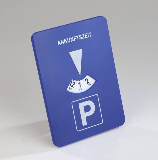 Disque de stationnement électronique - Parkeerschijf bleu à rotation  automatique 