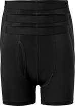 ten Cate Basic boxershorts (3-pack) - heren boxers lang met gulp - zwart -  Maat: L