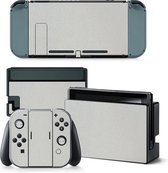Silver sticker - Geschikt voor Nintendo Switch Skin