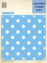 Nellie Snellen Layered Combi Dies Square Drops (layer C)