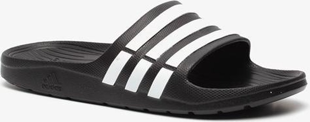 adidas Duramo Unisex Slippers - Core Black/White/Core Black - Maat 42 |  bol.com