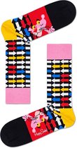 Happy Socks Sokken Pink Panther Jet Pink Zwart Maat:36-40