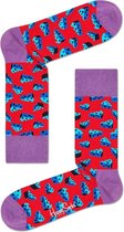 Happy Socks Sokken Cheese sokken | Maat 36-40 | Rood met Paars