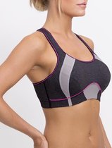 Q-Linn Barcelona Grijs - Sport bh Maat: 95I