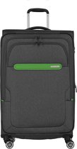 Travelite Madeira 4 Wiel Trolley L Expandable anthracite/green