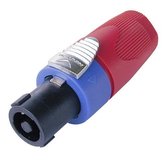 Neutrik NTR-NL4FX-2 Cable Socket, Speakon Rood 4p