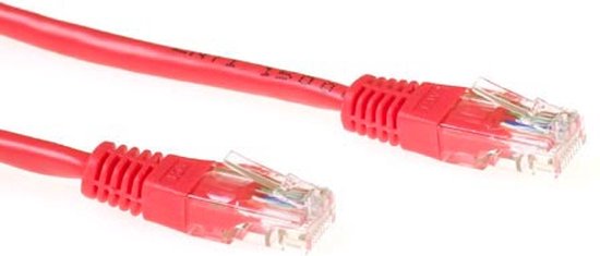 ACT IB8507 - Cat 6 UTP-kabel - RJ45 - 7 m - Rood | bol.com