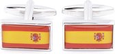 Manchetknopen - Spaanse Vlag Spanje Spaans