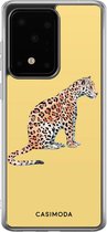 Samsung S20 Ultra hoesje siliconen - Leo wild | Samsung Galaxy S20 Ultra case | multi | TPU backcover transparant