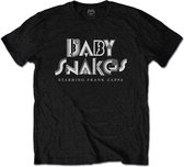 Frank Zappa Heren Tshirt -S- Baby Snakes Zwart