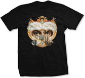 Michael Jackson - Dangerous Heren T-shirt - XL - Zwart