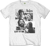 The Beatles - Let It Be Kinder T-shirt - Kids tm 12 jaar - Wit
