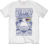Pink Floyd Kinder Tshirt -Kids tm 2 jaar- Carnegie Hall Poster Wit