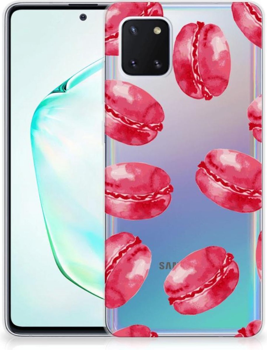TPU Hoesje voor Samsung Galaxy Note 10 Lite Siliconen Case Pink Macarons