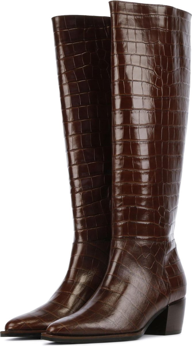 Maripe Vrouwen Leer Crocoprint Klassieke laarzen / Laarzen / Damesschoenen  29383 - | bol.com