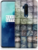 Silicone Back Cover OnePlus 7T Pro Spijkerbroeken