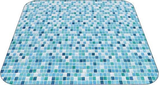 Tapis de bain Papillon Mosaic bleu - 60x40 cm
