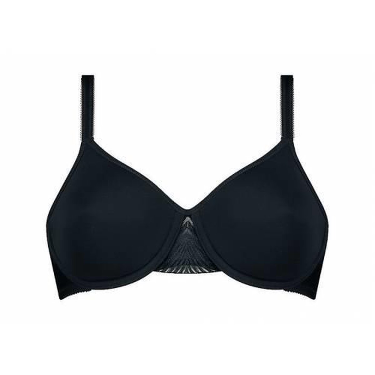 Elomi Kintai Beugel Plunge BH – Zwart 90G | Peek-a-Boo Design