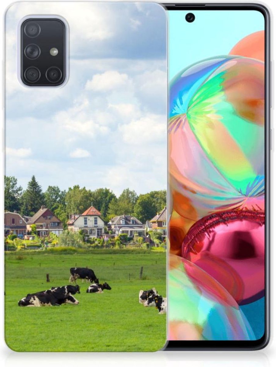 Samsung Galaxy A71 TPU Hoesje Koeien