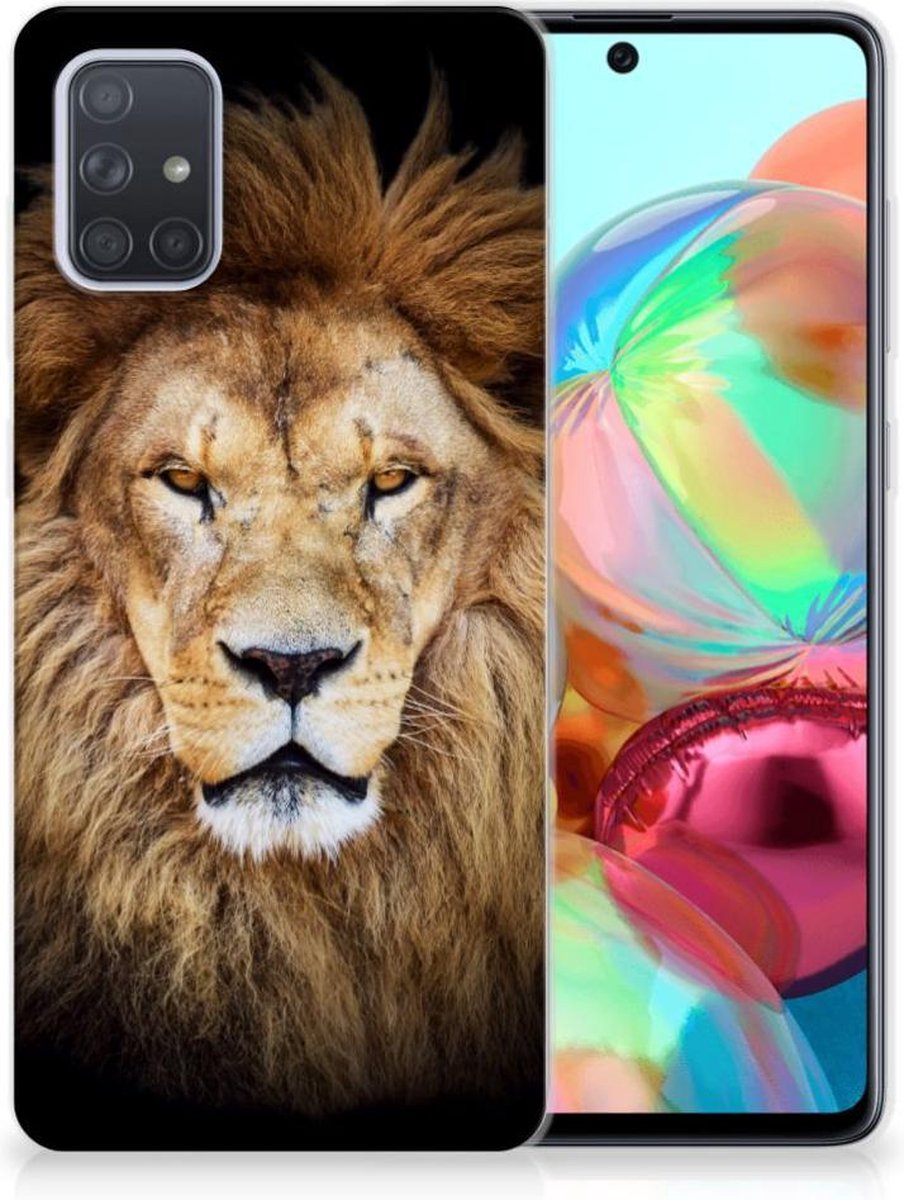 Samsung Galaxy A71 TPU Hoesje Leeuw
