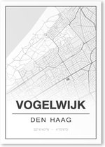 Poster/plattegrond VOGELWIJK - A4