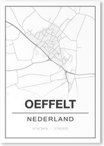 Poster/plattegrond OEFFELT - 30x40cm