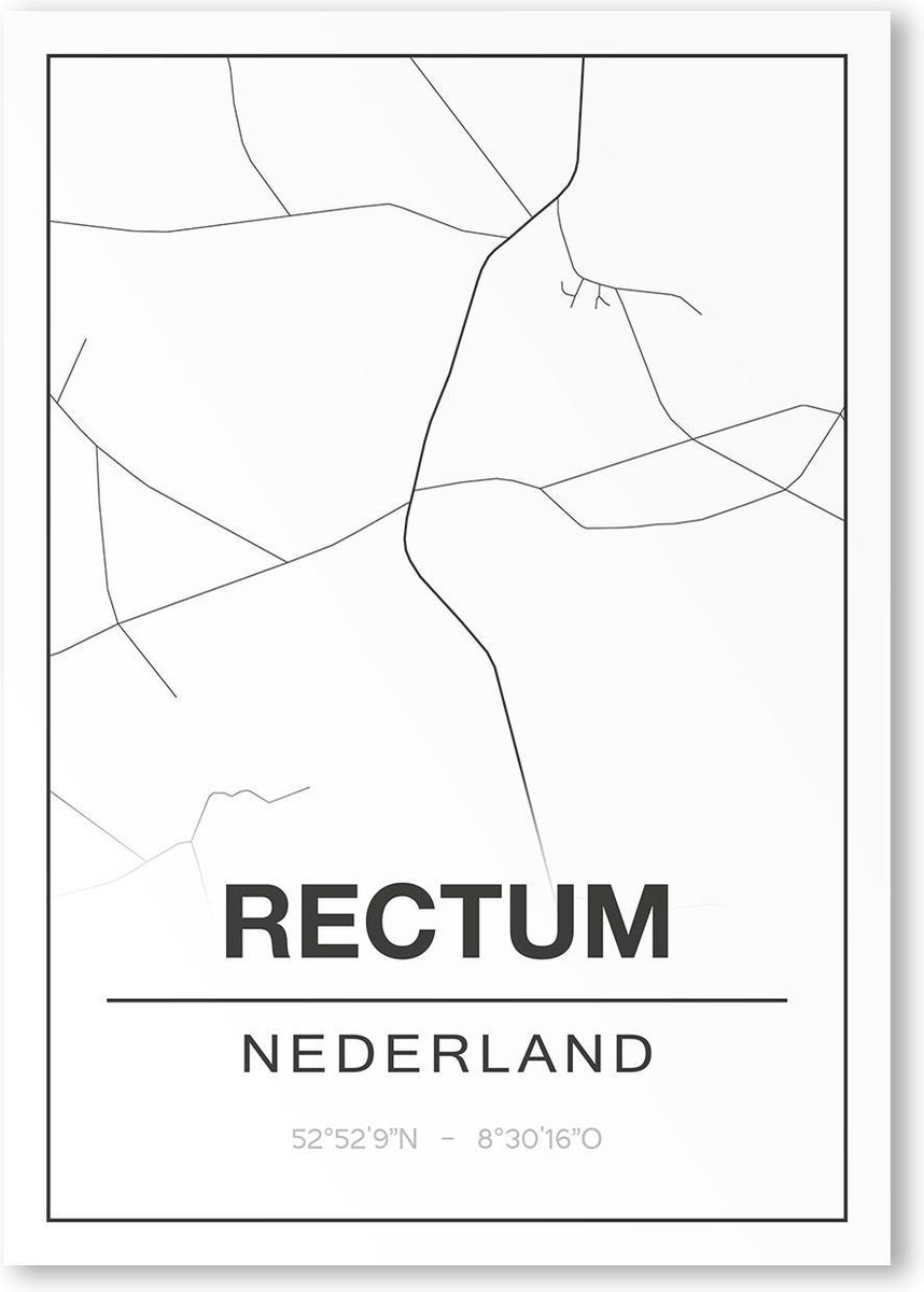 Poster/plattegrond RECTUM - A4