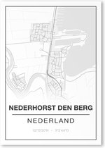 Poster/plattegrond NEDERHORST-DEN-BERG - A4