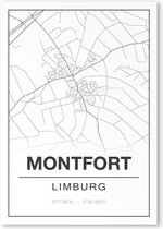 Poster/plattegrond MONTFORT - A4