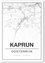 Poster/plattegrond KAPRUN - 30x40cm