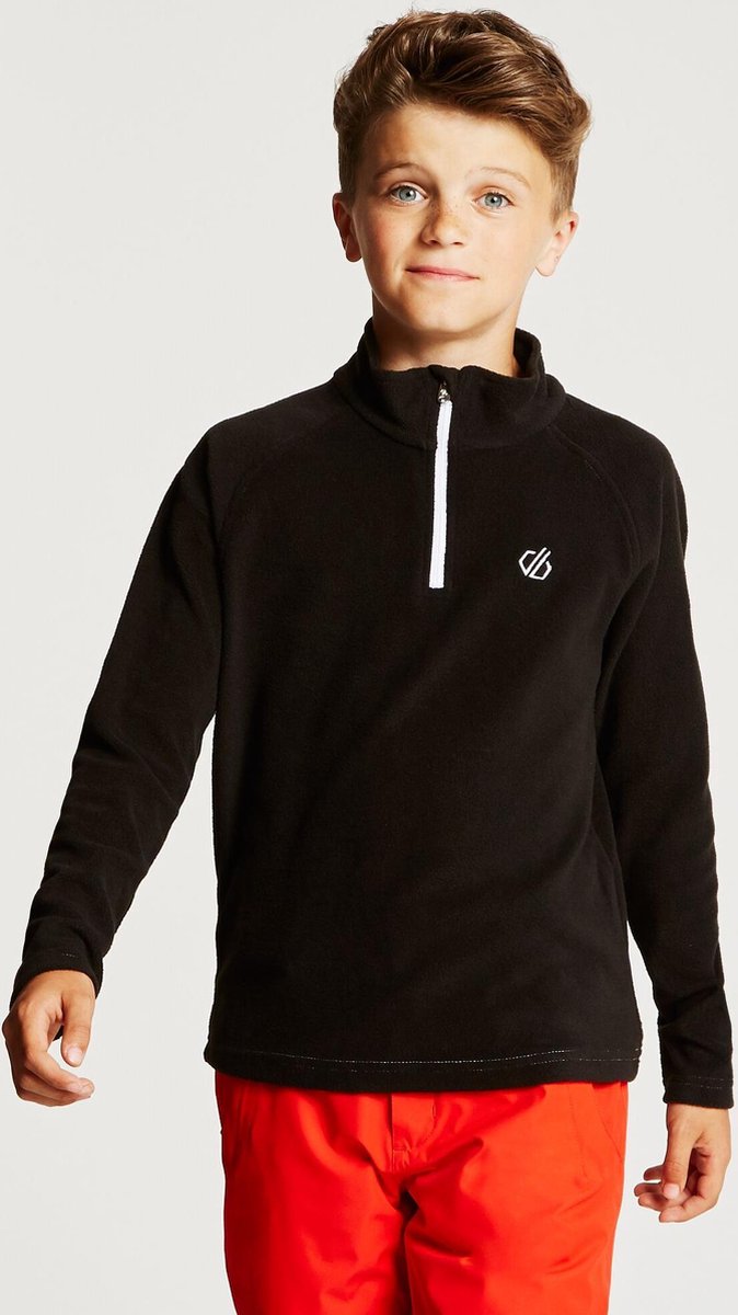 Dare 2B Freehand Fleece Kinderskipully met Halve Rits Zwart