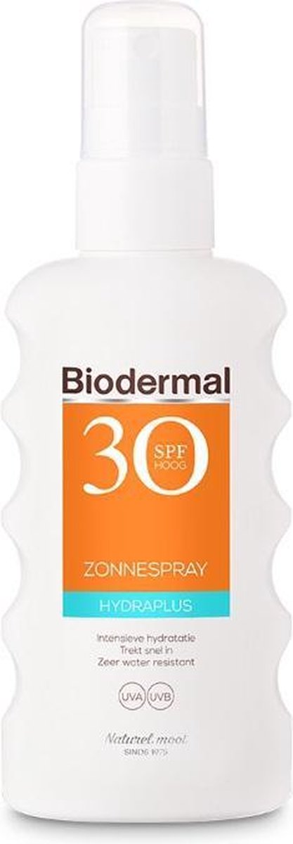 Biodermal Zonnebrand - Hydraplus zonnebrand spray - Zonnespray met SPF 30 - 175ml