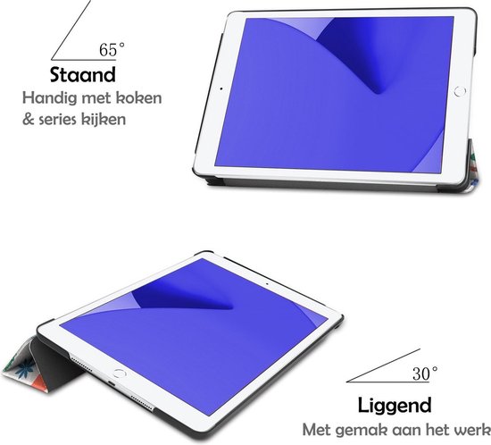 Housse adaptée pour iPad 10.2 2020 Housse de Luxe Case Book Case - Coque adaptée pour iPad 8 Case Cover - Papillons