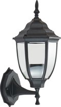 LED Tuinverlichting - Buitenlamp - Sanola Ronu - E27 Fitting - Mat Zwart - Aluminium - BES LED