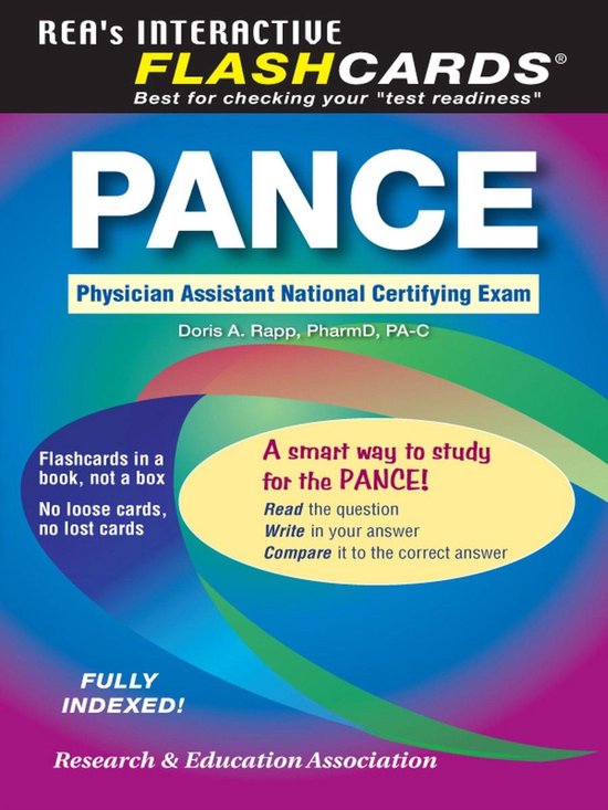PANCE (Physician Assistant Nat. Cert Exam) Flashcard Book - cover