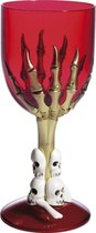 SMIFFYS - Rood Halloweenglas per stuk - Decoratie > Bekers, glazen en bidons