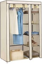 Nancy's Garderobekast – Oprolbare Garderobe – Kledingkast – Stoffen Kast - Beige