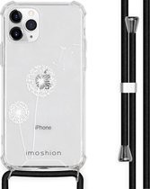 iMoshion Design hoesje met koord voor de iPhone 11 Pro - Paardenbloem - Wit