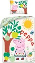 Peppa Pig Dekbedovertrek Appelboom - Eenpersoons - 140 x 200 cm - Katoen