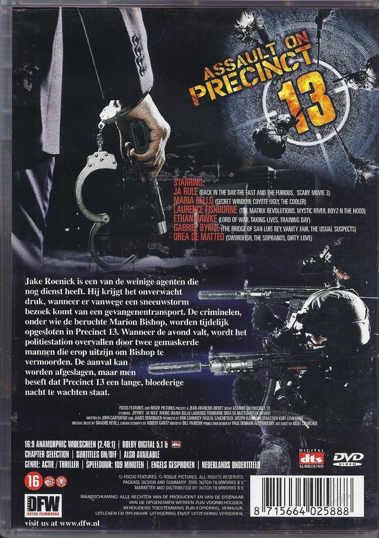 Assault On Precinct 13 - Dvd