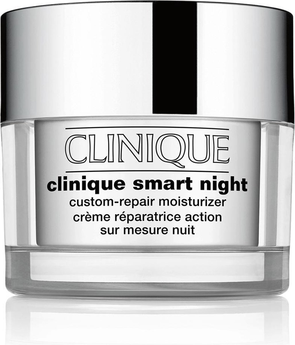 Clinique Smart Night Custom-Repair Moisturizer Droge Gecombineerde Huid - 50 ml - gezichtsverzorging voor de droge gecombineerde huid - Clinique