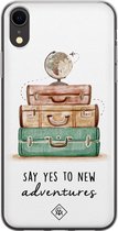 iPhone XR hoesje siliconen - Wanderlust | Apple iPhone XR case | TPU backcover transparant